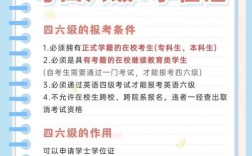英语四六级报名条件有哪些具体要求？