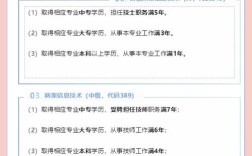 病管初级报名条件有哪些？