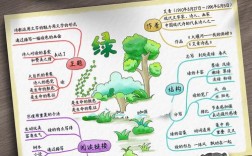 西湖的绿，思维导图如何呈现其层次？