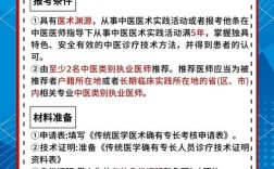 中医师专长报名条件