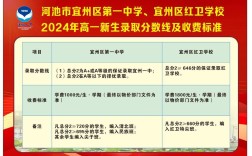 宜州高中本科录取分数线是多少？