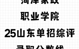家政录取分数线到底是多少？