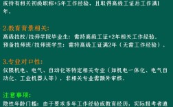 电工高级职称报名条件有哪些？