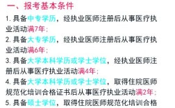 国家医师考试报名条件有哪些具体要求？