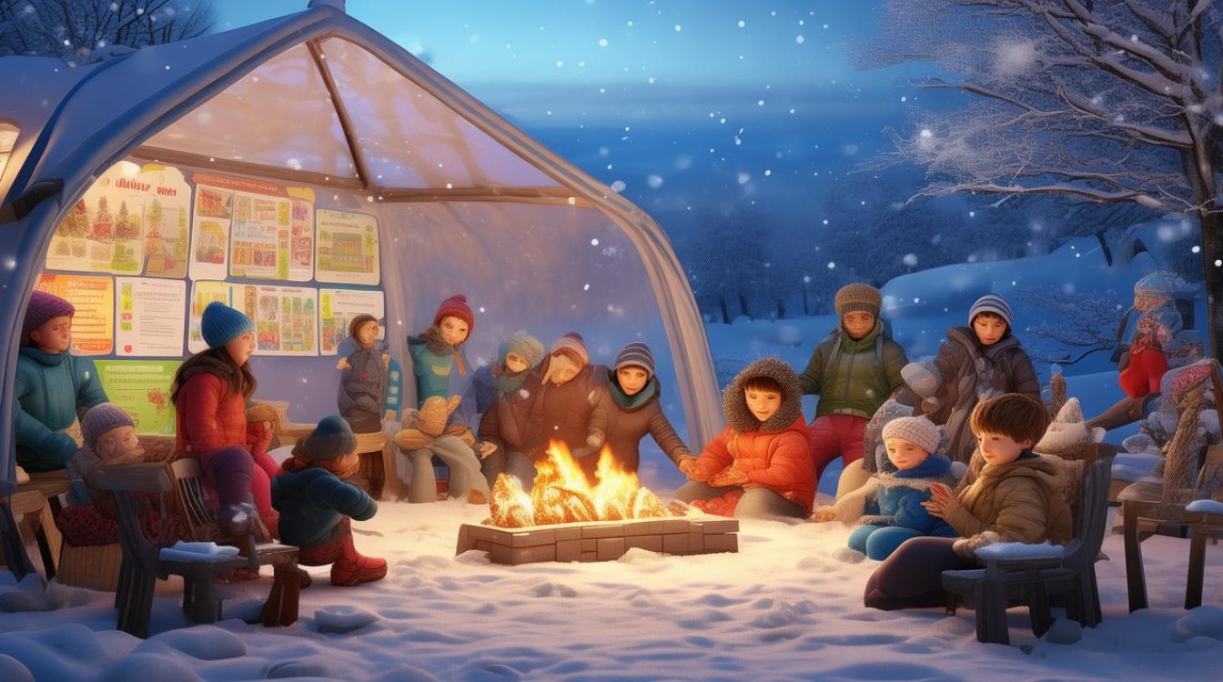 冬日雪景中如何趣味学习？-图1