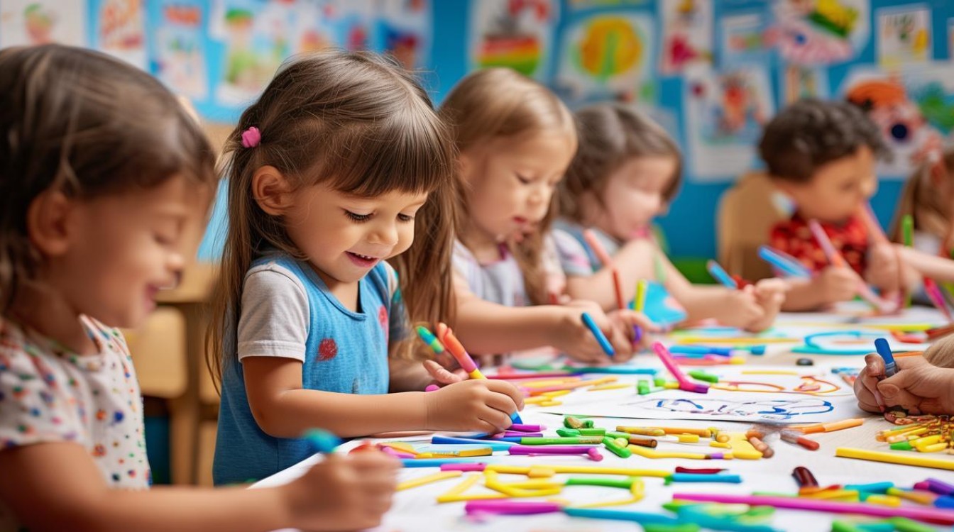 如何设计趣味涂鸦教案激发幼儿创造力？-图1