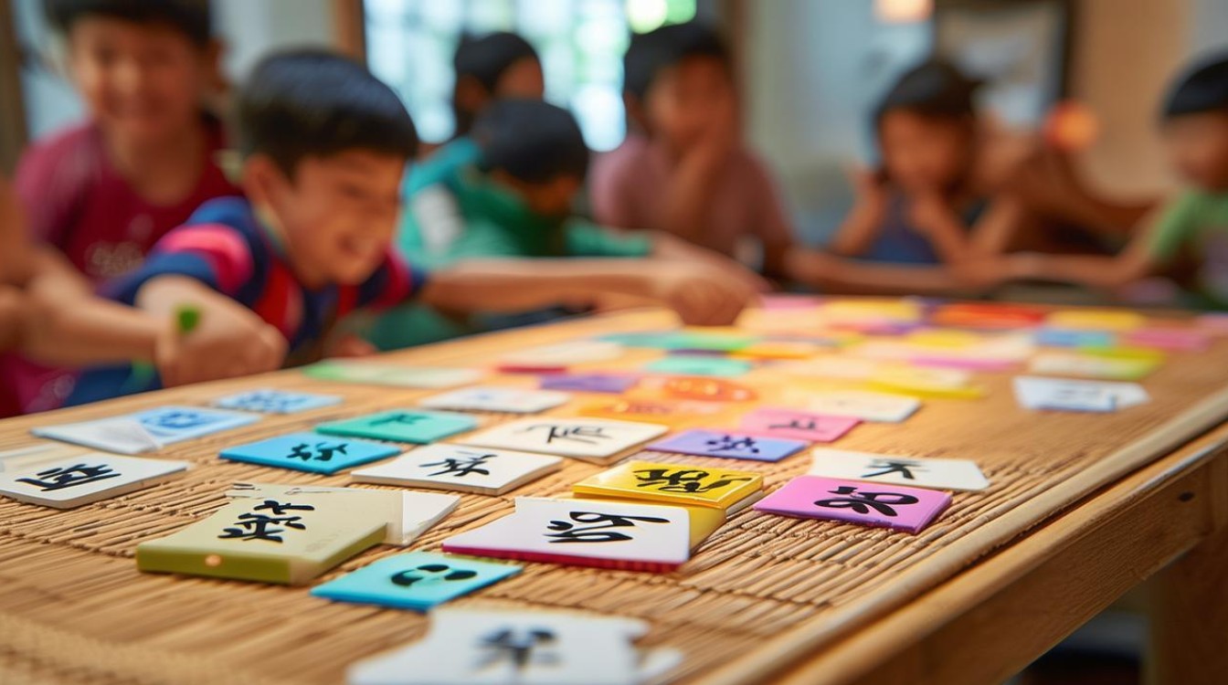 如何通过室内趣味汉字游戏让学习更生动有趣？-图1