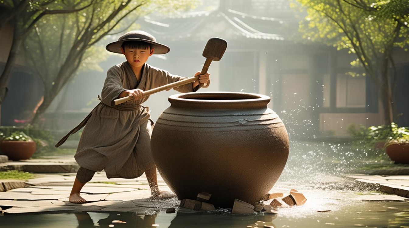 司马光砸缸体现了什么逆向思维，为何能成为经典？-图1