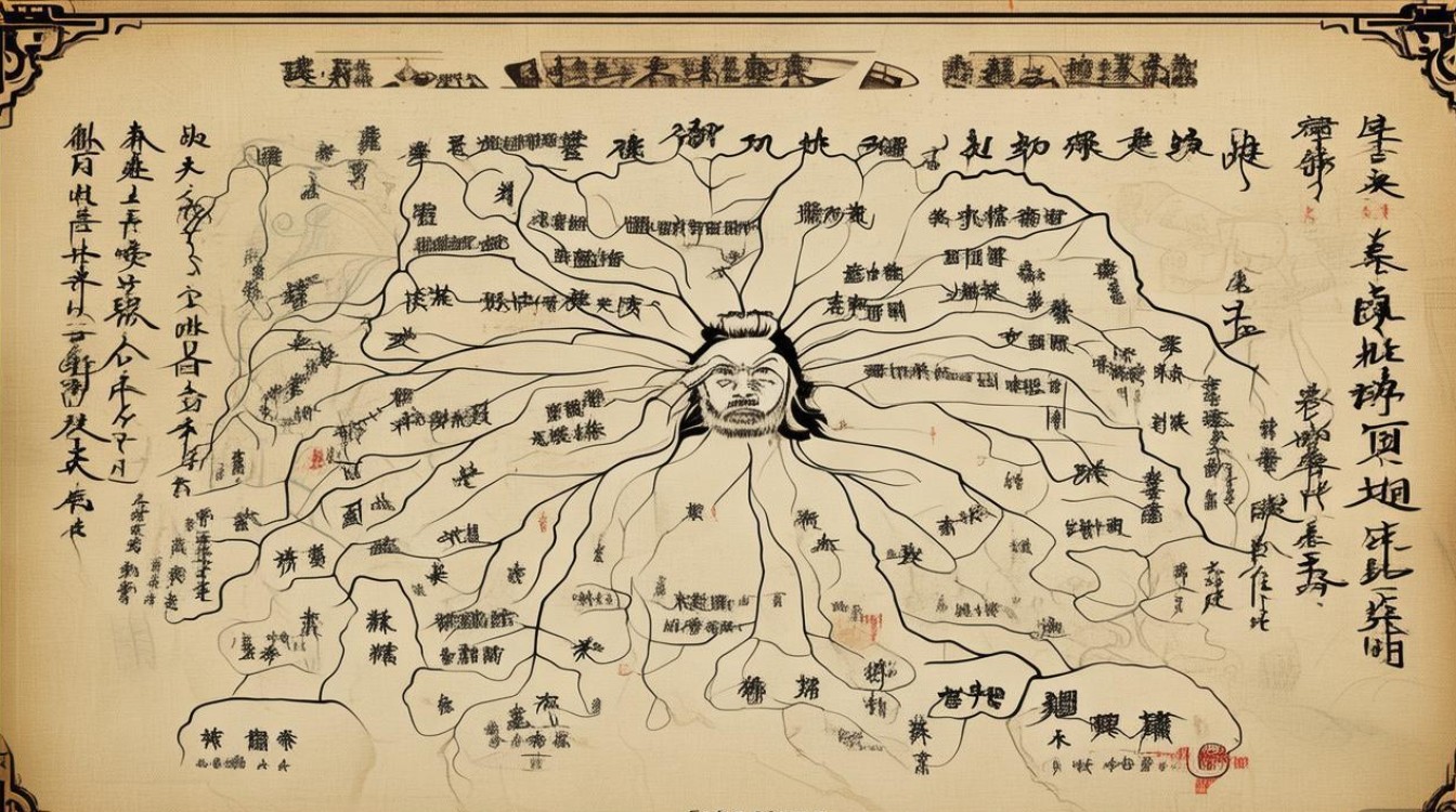 苏东坡传人物思维导图，如何快速梳理复杂人物关系？-图1