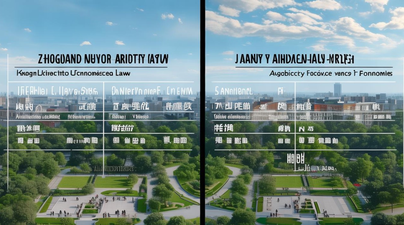 2025中南财大VS江财,谁更值得读?就业、学科实力对比来了!-图1 2025中南财大VS江财,谁更值得读?就业、学科实力对比来了!-图1
