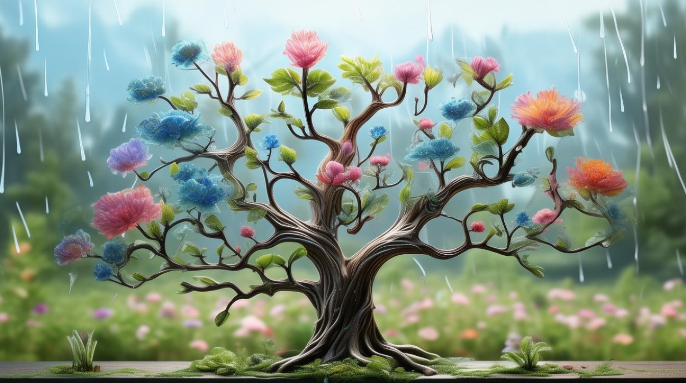 春雨的色彩有哪些？思维导图如何呈现？-图1