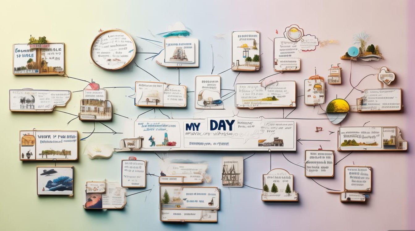 我的一天思维导图,如何高效规划?-图1 我的一天思维导图,如何高效规划?-图1