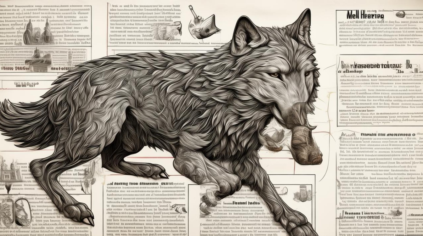 手绘板狼图腾思维导图有何独特创意？-图1