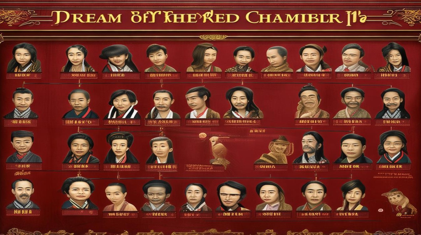 红楼梦人物关系思维导图,人物关系如何一目了然?-图1 红楼梦人物关系思维导图,人物关系如何一目了然?-图1