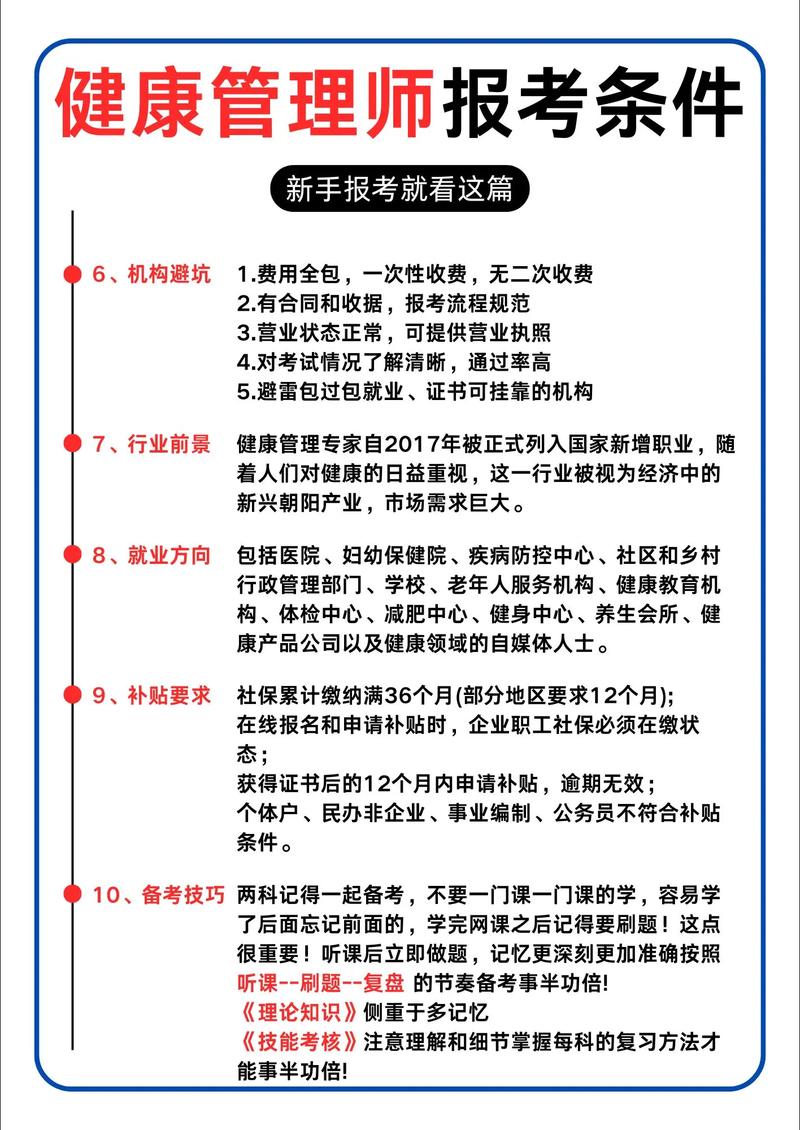 高级健康管理师报名需要什么条件-图1 高级健康管理师报名需要什么条件-图1