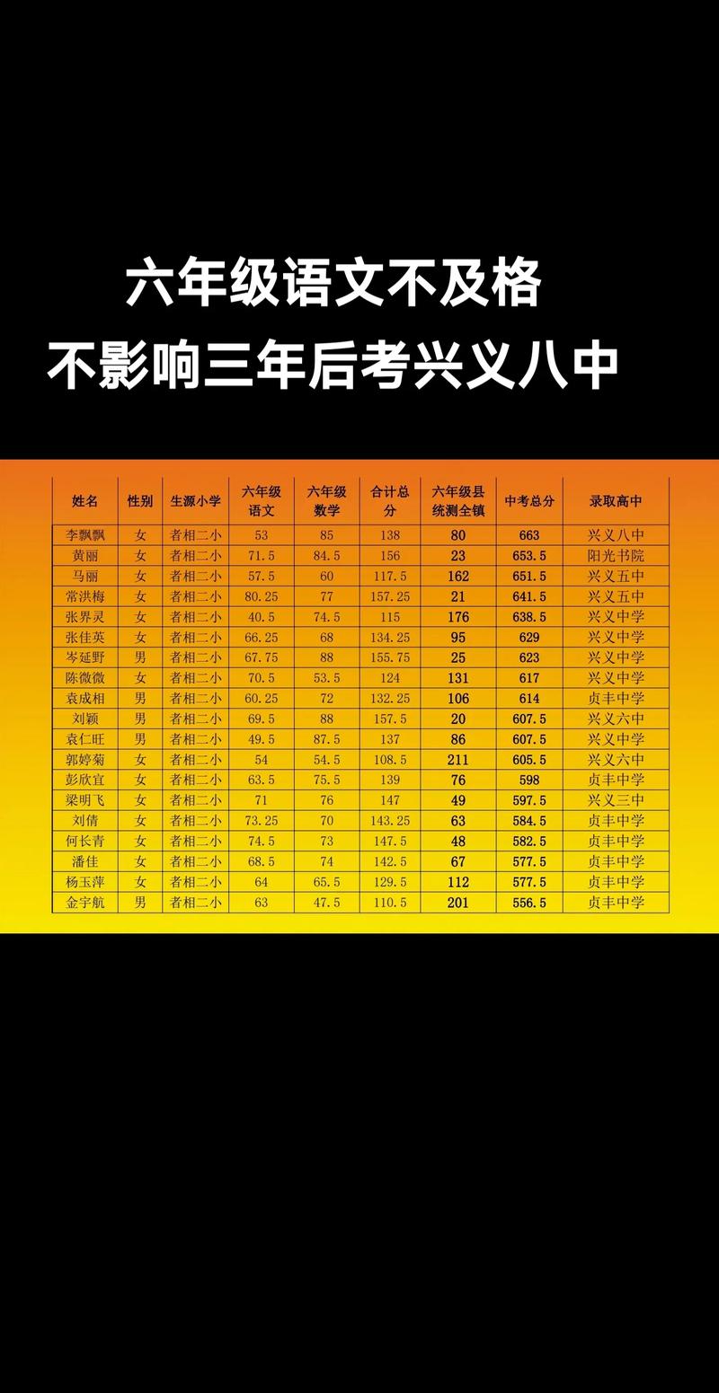 兴义八中录取排名多少？-图1