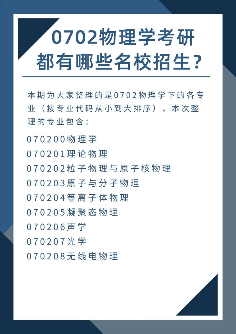 物理研究生哪些学校在招生?-图1 物理研究生哪些学校在招生?-图1