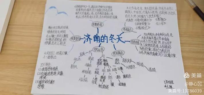 济南的冬天思维图核心内容是什么？-图3