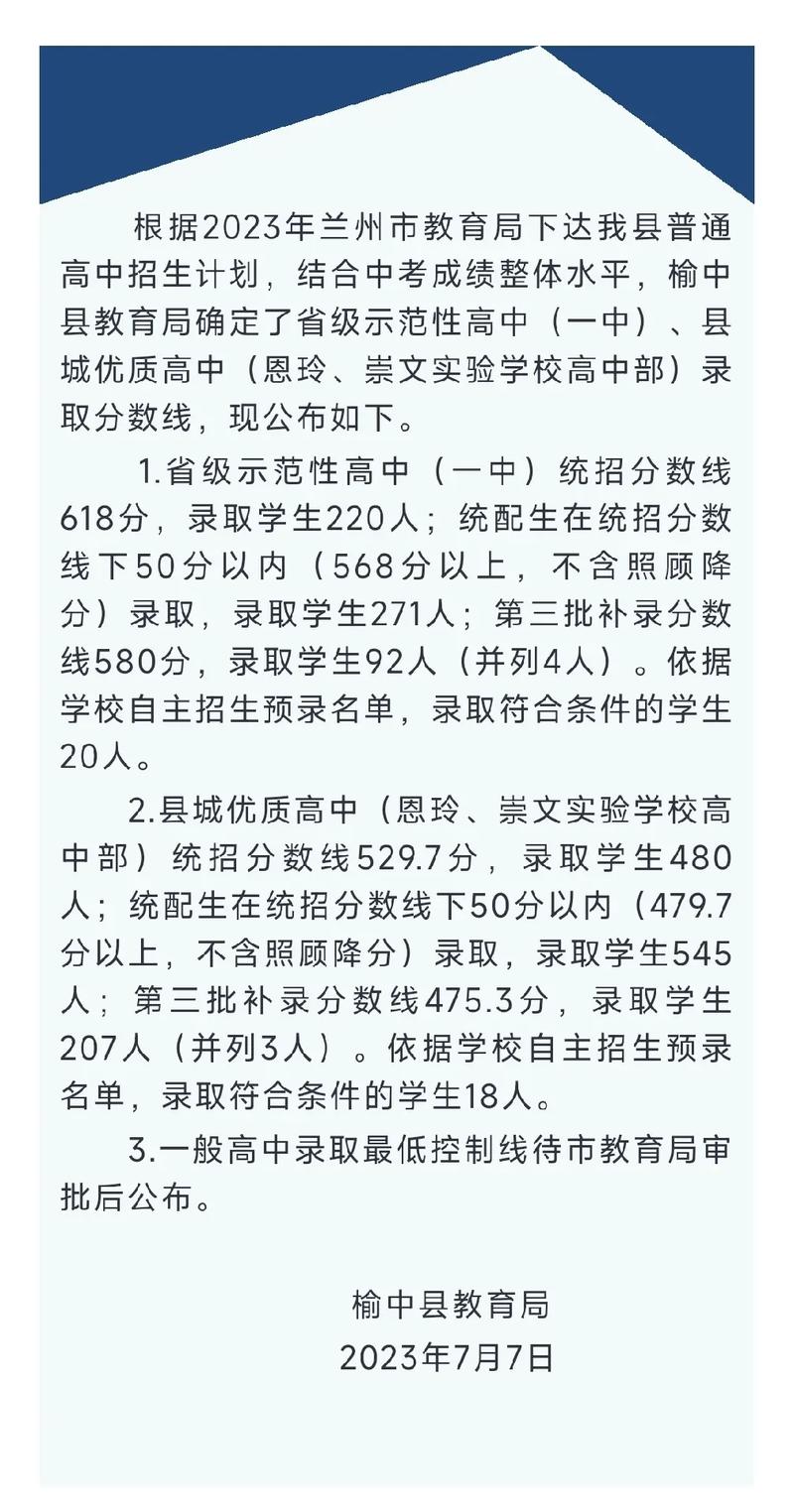 去年东阿高中录取线具体是多少？-图3