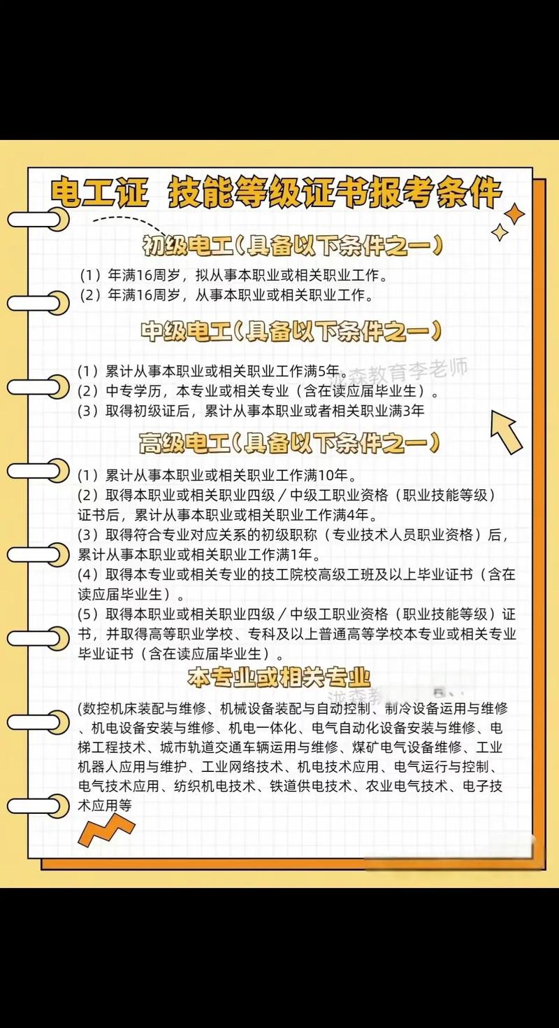 江苏中级电工报名条件有哪些?-图1 江苏中级电工报名条件有哪些?-图1