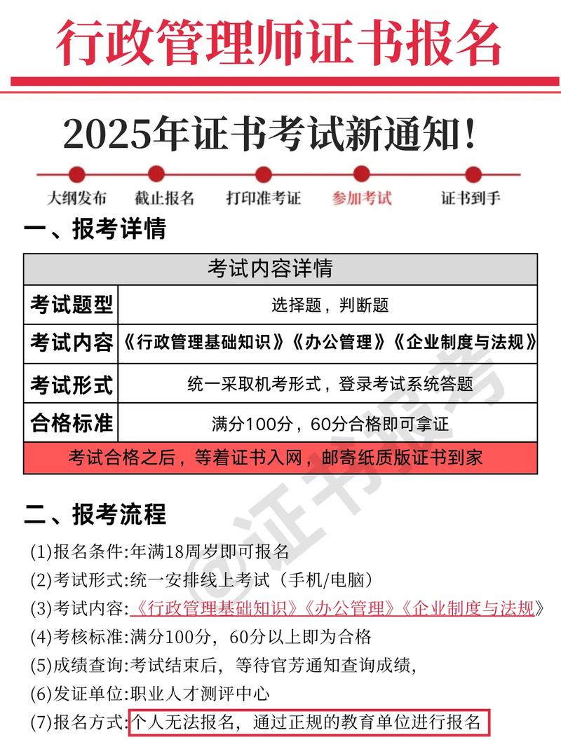行政管理师证书报考条件与时间是什么?-图2 行政管理师证书报考条件与时间是什么?-图2