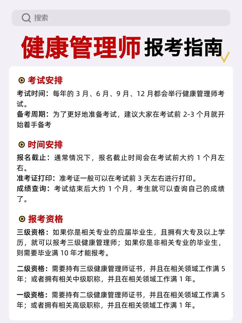 江苏健康管理师报名条件有哪些？-图1