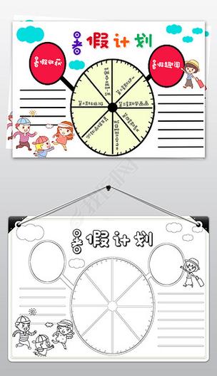 暑期计划思维导图-图2