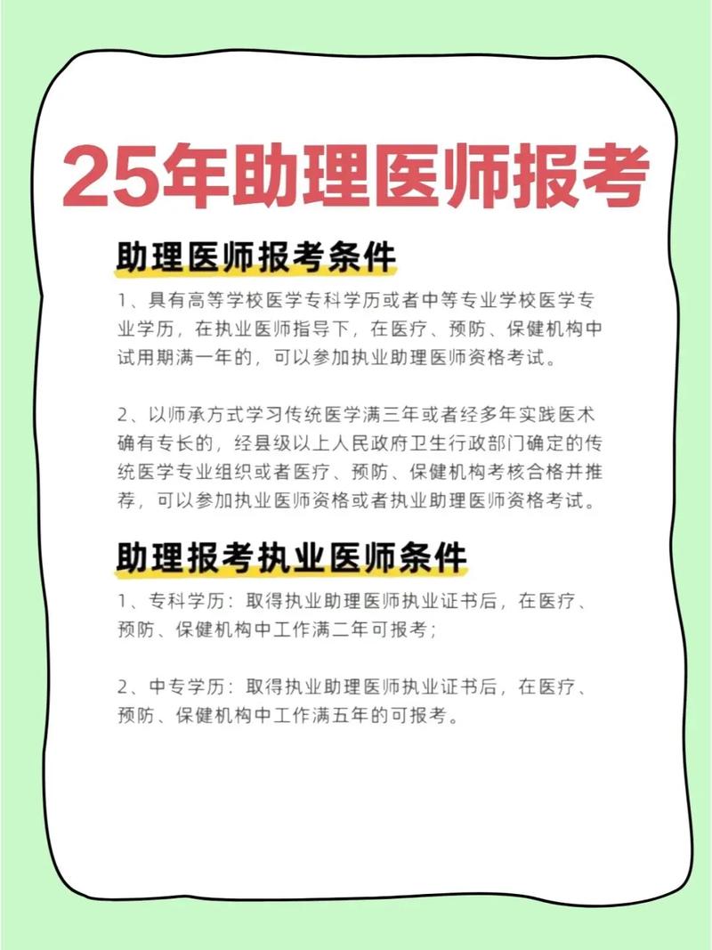 2025公卫助理医师报名条件有哪些？-图1