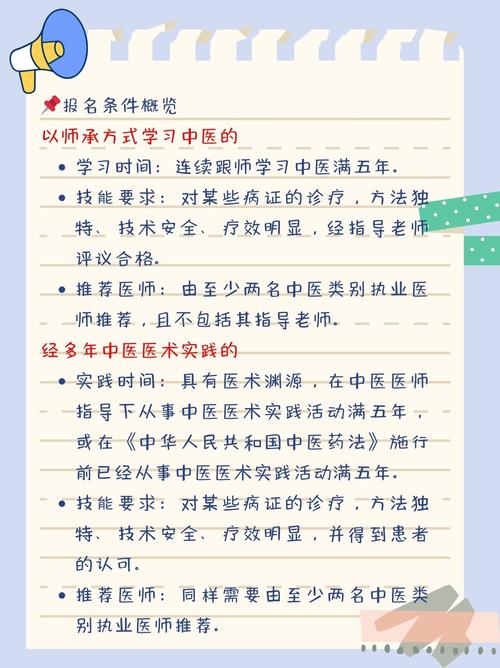 最新中医师承考试报名条件-图3