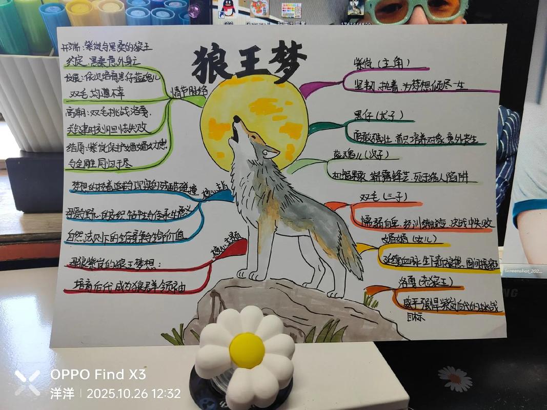 有关狼王梦的思维导图-图1
