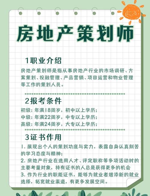 房地产策划员报名条件有哪些?-图1 房地产策划员报名条件有哪些?-图1