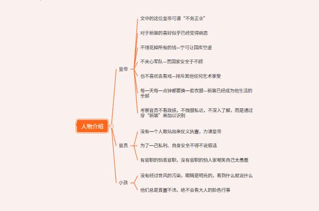 皇帝的新衣思维导图有何深层隐喻?-图2 皇帝的新衣思维导图有何深层隐喻?-图2