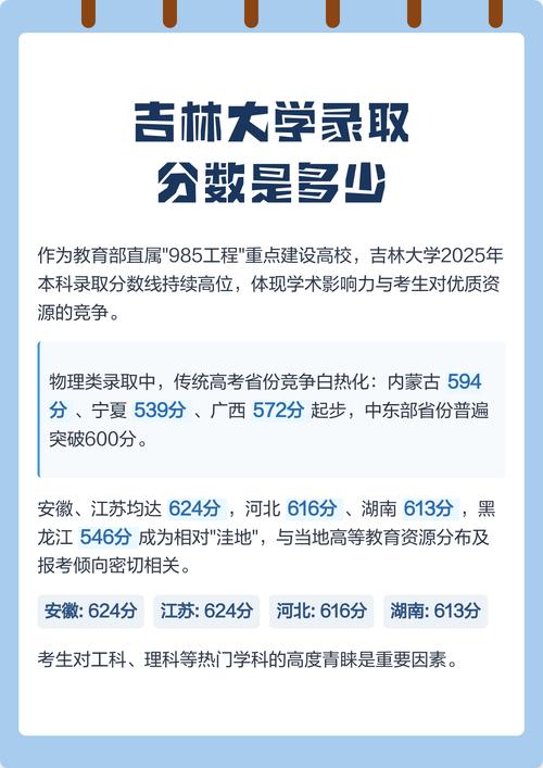 2025年吉林大学录取分数线是多少？-图1